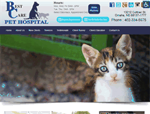 Tablet Screenshot of bestcarepethospital.net